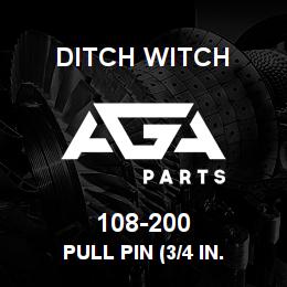 108-200 Ditch Witch PULL PIN (3/4 IN. | AGA Parts