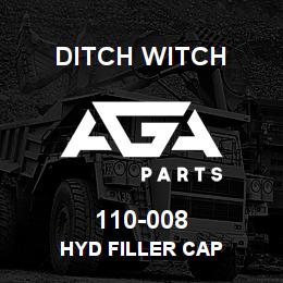 110-008 Ditch Witch HYD FILLER CAP | AGA Parts