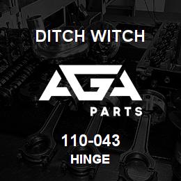 110-043 Ditch Witch HINGE | AGA Parts