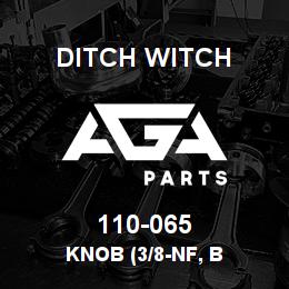 110-065 Ditch Witch KNOB (3/8-NF, B | AGA Parts