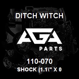 110-070 Ditch Witch SHOCK (1.1" X 0 | AGA Parts