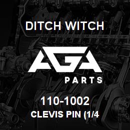 110-1002 Ditch Witch CLEVIS PIN (1/4 | AGA Parts