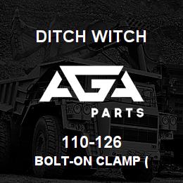 110-126 Ditch Witch BOLT-ON CLAMP ( | AGA Parts