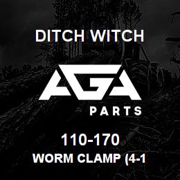 110-170 Ditch Witch WORM CLAMP (4-1 | AGA Parts