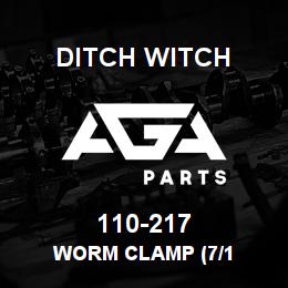 110-217 Ditch Witch WORM CLAMP (7/1 | AGA Parts