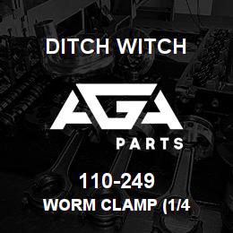 110-249 Ditch Witch WORM CLAMP (1/4 | AGA Parts