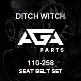 110-258 Ditch Witch SEAT BELT SET | AGA Parts