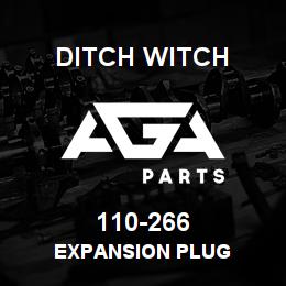 110-266 Ditch Witch EXPANSION PLUG | AGA Parts