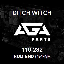 110-282 Ditch Witch ROD END (1/4-NF | AGA Parts