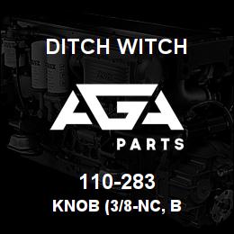 110-283 Ditch Witch KNOB (3/8-NC, B | AGA Parts