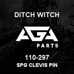 110-297 Ditch Witch SPG CLEVIS PIN | AGA Parts