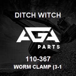 110-367 Ditch Witch WORM CLAMP (3-1 | AGA Parts