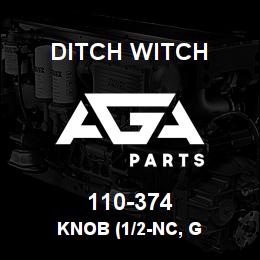 110-374 Ditch Witch KNOB (1/2-NC, G | AGA Parts