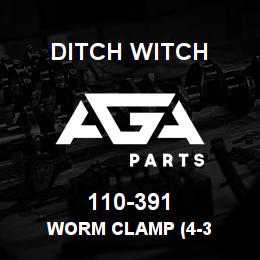110-391 Ditch Witch WORM CLAMP (4-3 | AGA Parts