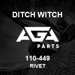 110-449 Ditch Witch RIVET | AGA Parts