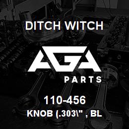 110-456 Ditch Witch KNOB (.303" , BL | AGA Parts