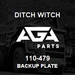 110-479 Ditch Witch BACKUP PLATE | AGA Parts