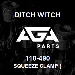 110-490 Ditch Witch SQUEEZE CLAMP ( | AGA Parts