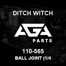 110-565 Ditch Witch BALL JOINT (1/4 | AGA Parts