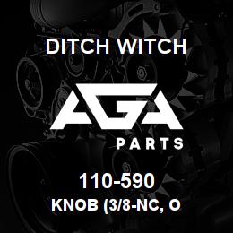 110-590 Ditch Witch KNOB (3/8-NC, O | AGA Parts