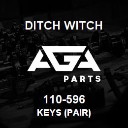 110-596 Ditch Witch KEYS (PAIR) | AGA Parts