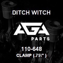 110-648 Ditch Witch CLAMP (.75" ) | AGA Parts