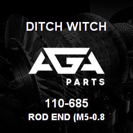 110-685 Ditch Witch ROD END (M5-0.8 | AGA Parts
