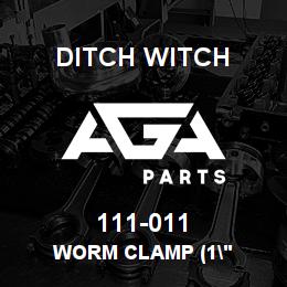 111-011 Ditch Witch WORM CLAMP (1" | AGA Parts