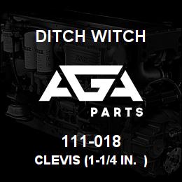 111-018 Ditch Witch CLEVIS (1-1/4 IN. ) | AGA Parts