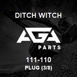 111-110 Ditch Witch PLUG (3/8) | AGA Parts