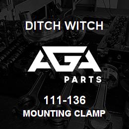 111-136 Ditch Witch MOUNTING CLAMP | AGA Parts