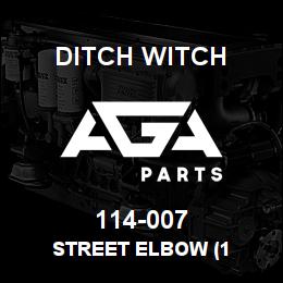 114-007 Ditch Witch STREET ELBOW (1 | AGA Parts