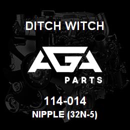 114-014 Ditch Witch NIPPLE (32N-5) | AGA Parts