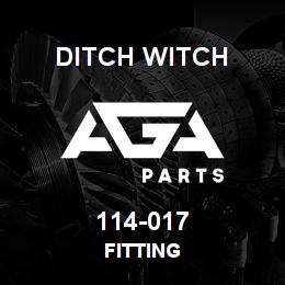 114-017 Ditch Witch FITTING | AGA Parts
