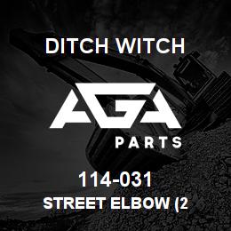 114-031 Ditch Witch STREET ELBOW (2 | AGA Parts