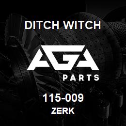 115-009 Ditch Witch ZERK | AGA Parts