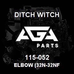 115-052 Ditch Witch ELBOW (32N-32NF | AGA Parts