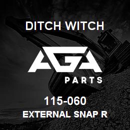 115-060 Ditch Witch EXTERNAL SNAP R | AGA Parts