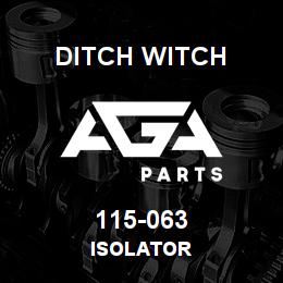115-063 Ditch Witch ISOLATOR | AGA Parts