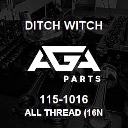 115-1016 Ditch Witch ALL THREAD (16N | AGA Parts