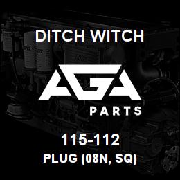 115-112 Ditch Witch PLUG (08N, SQ) | AGA Parts