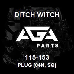 115-153 Ditch Witch PLUG (04N, SQ) | AGA Parts