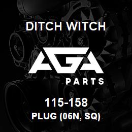 115-158 Ditch Witch PLUG (06N, SQ) | AGA Parts