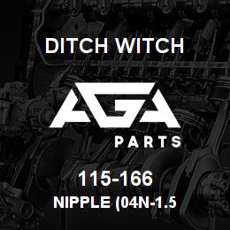 115-166 Ditch Witch NIPPLE (04N-1.5 | AGA Parts