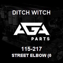 115-217 Ditch Witch STREET ELBOW (0 | AGA Parts
