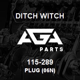 115-289 Ditch Witch PLUG (06N) | AGA Parts