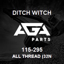 115-295 Ditch Witch ALL THREAD (32N | AGA Parts