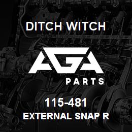 115-481 Ditch Witch EXTERNAL SNAP R | AGA Parts