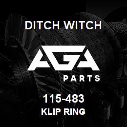115-483 Ditch Witch KLIP RING | AGA Parts