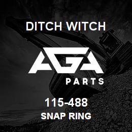 115-488 Ditch Witch SNAP RING | AGA Parts